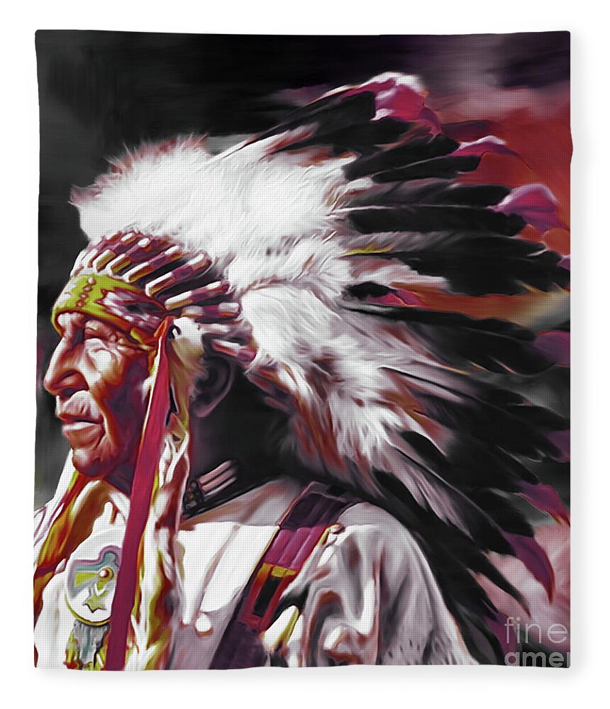 Amazon.com: Sitting Bull Pencil Drawing American Indian Art Print by Artist  DJ R...: Posters & Prints